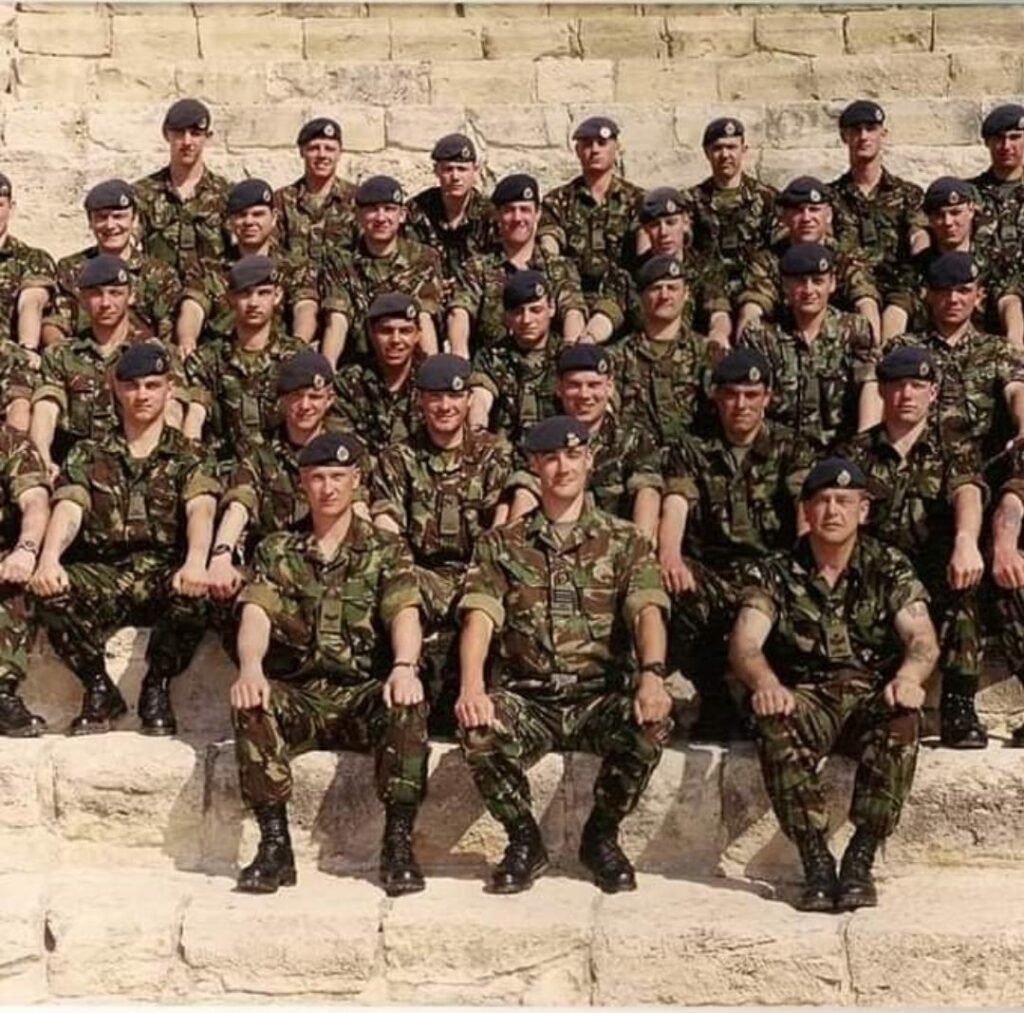 Group photograph of RAF personnel in uniform, early 2000s